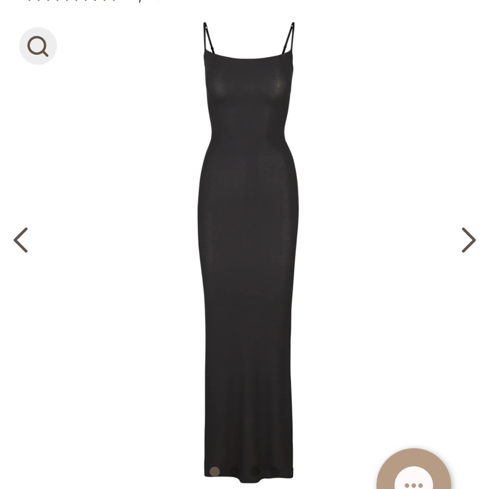 Skims soft long lounge dress